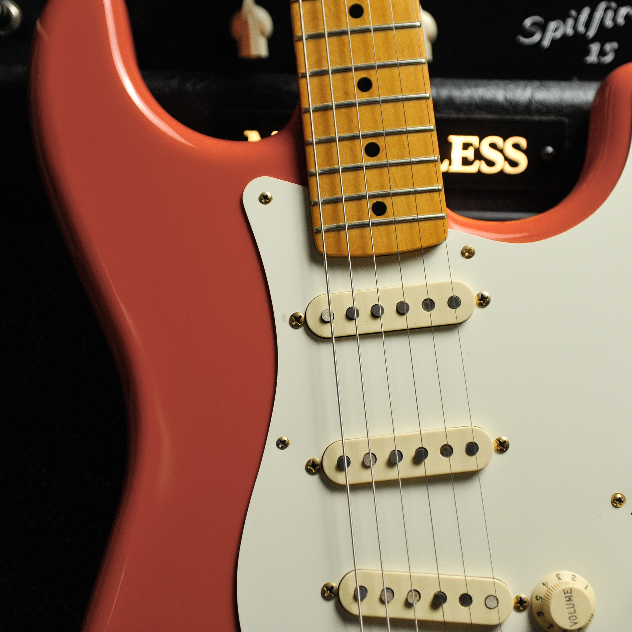 Fender MIM 50s Stratocaster Fiesta Red 2008 w/Case  - Used