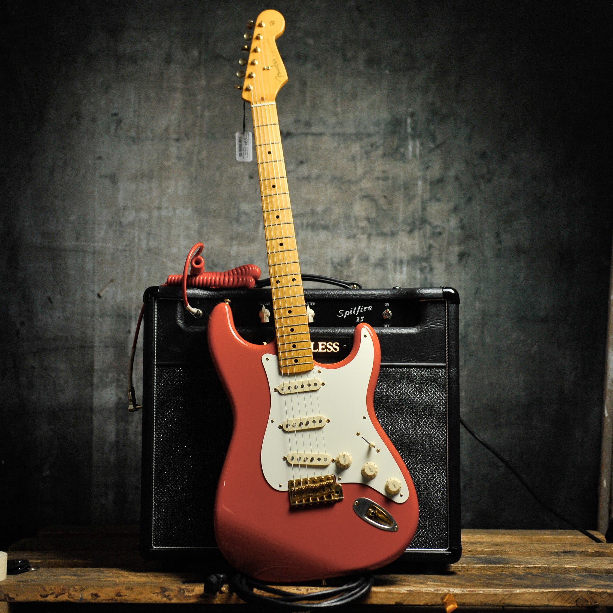 Fender MIM 50s Stratocaster Fiesta Red 2008 w/Case  - Used