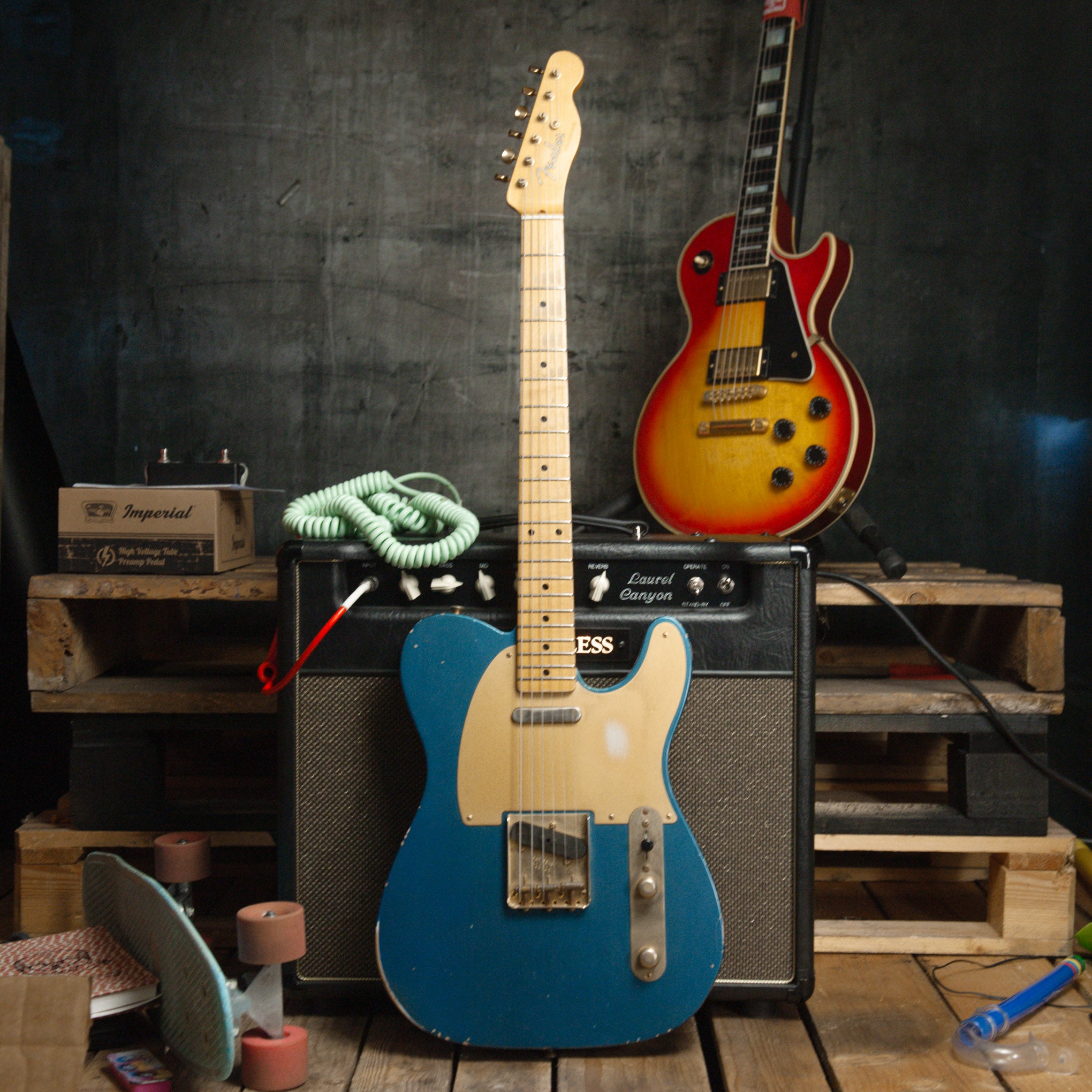 Fender Custom Shop 52 Telecaster Relic Lake Placid Blue 2013 - Used