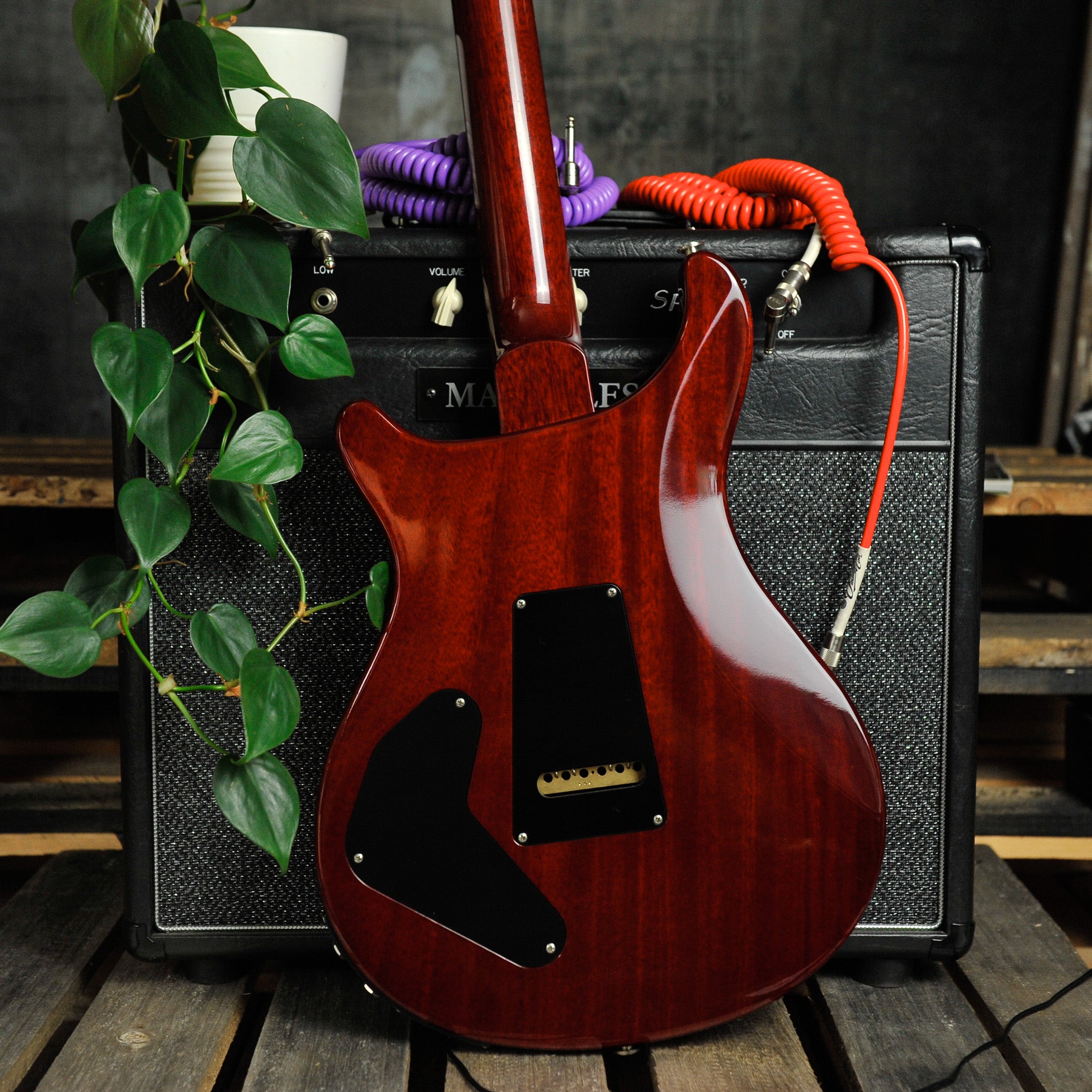 PRS 2015 Custom P22 Piezo 10 Top Blood Orange w/Case