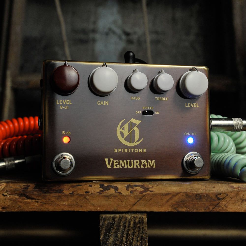 Vemuram Spiritone Char Signature Dual Channel Overdrive Pedal