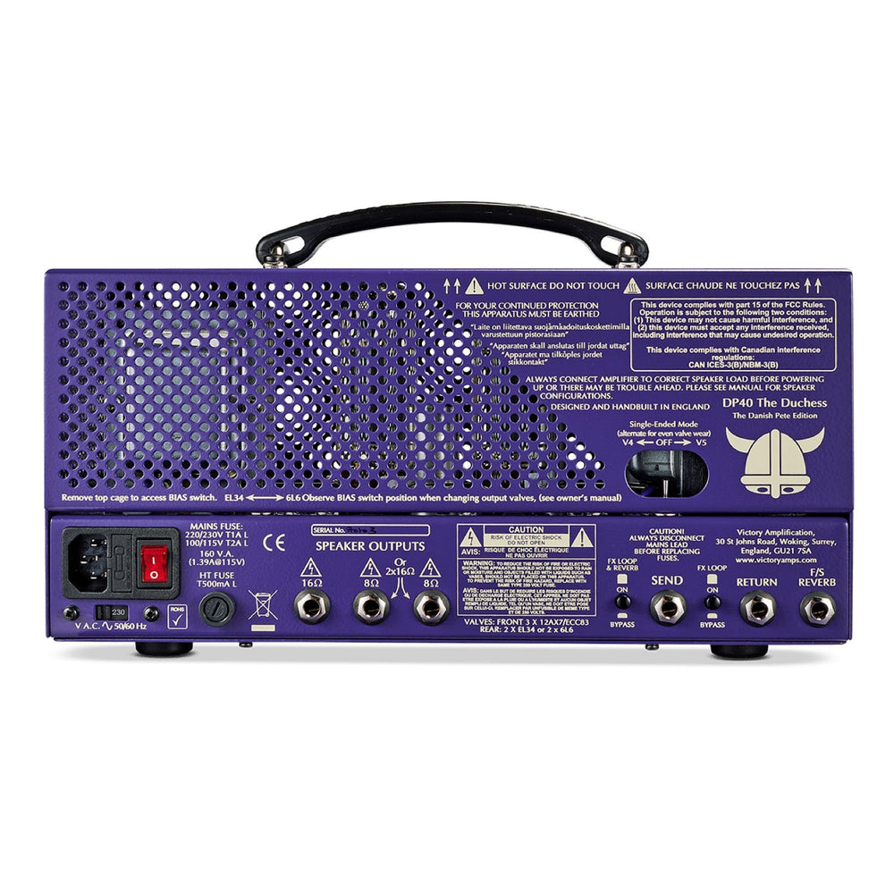 Victory DP40 Head The Duchess Purple