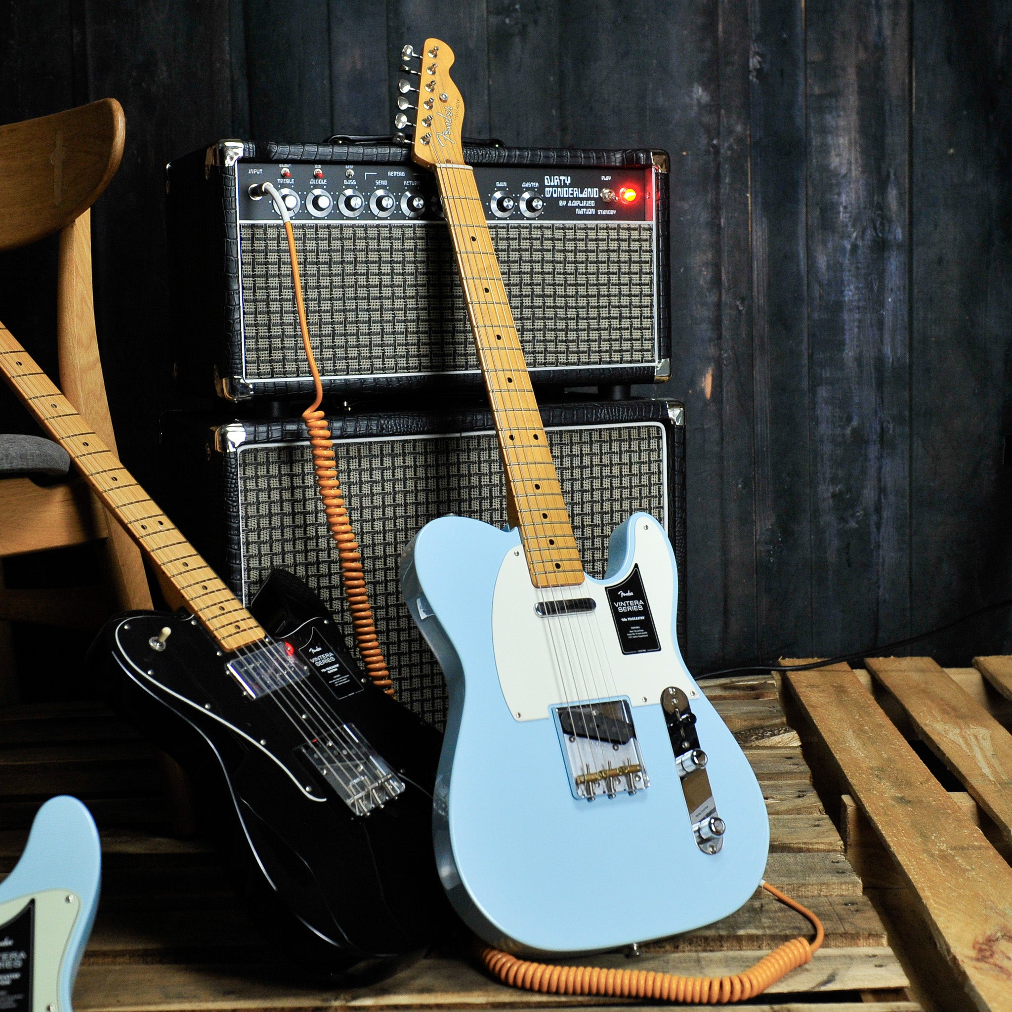 Fender Vintera '50s Telecaster®, Maple Fingerboard, Sonic Blue