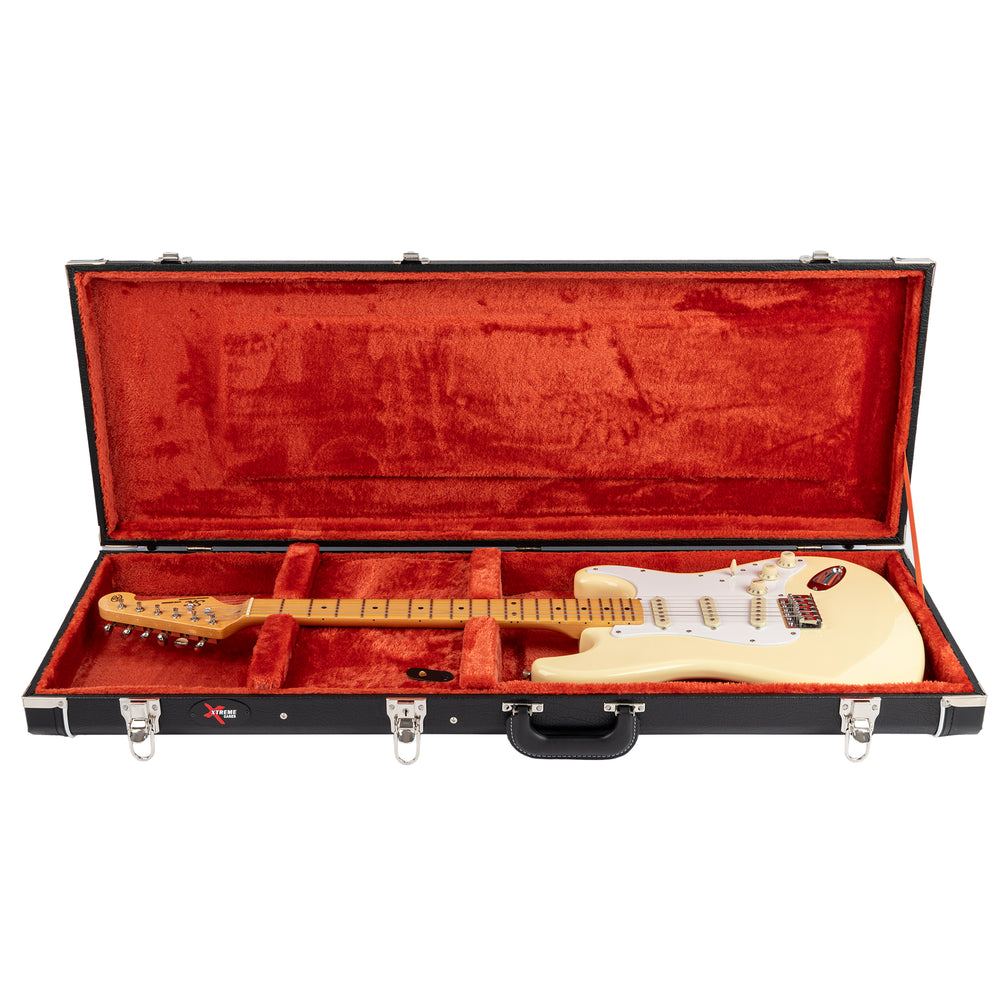 Xtreme XC610 Vintage Electric Rectangular Black Guitar Case