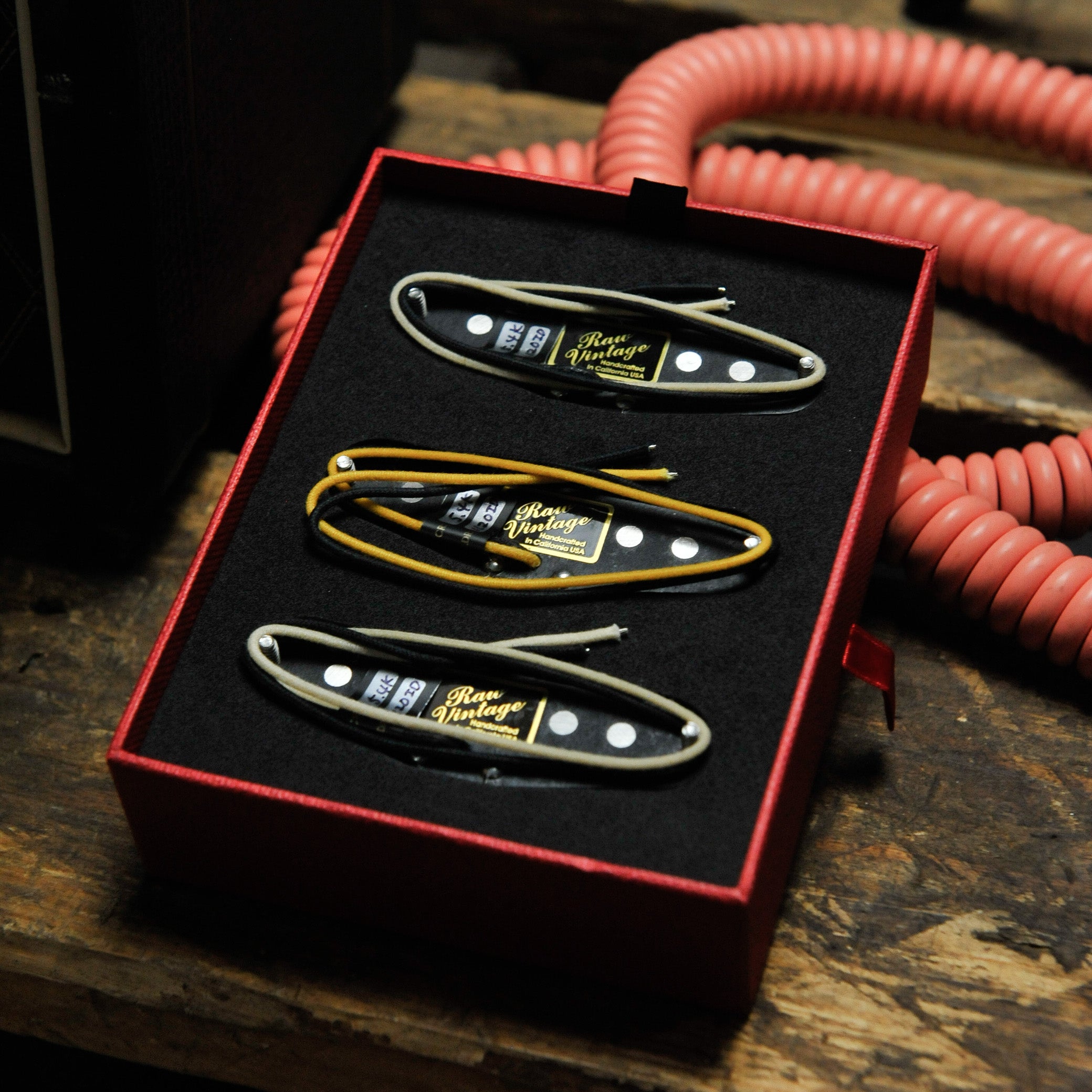 Xotic Raw Vintage RV-50 Single Coil Pickup Set Parchment