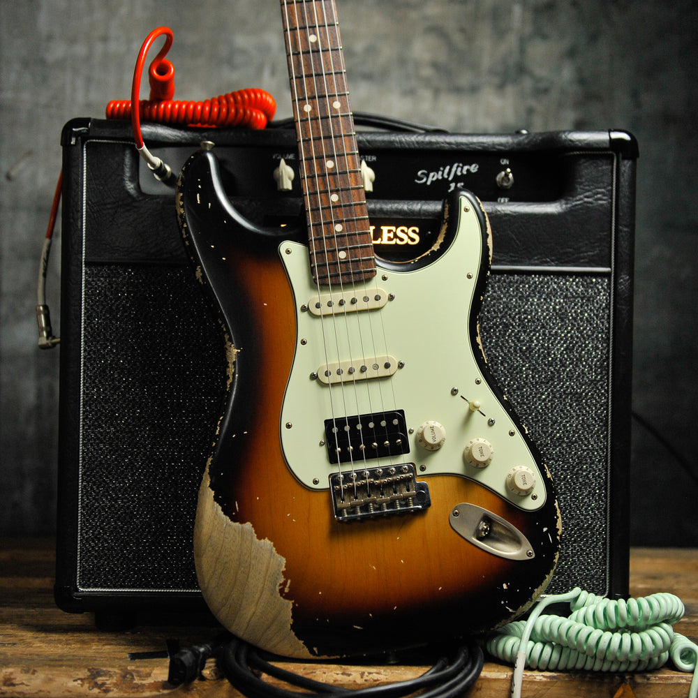 Xotic California Classic XSC-2  3-Tone Sunburst Heavy Aged Electric #3646