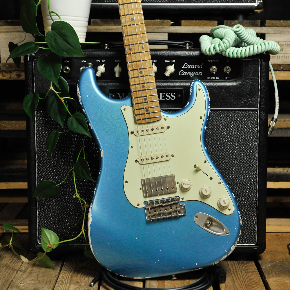 Xotic California Classic XSC-2 Medium Aged Lake Placid Blue Electric Guitar #4074