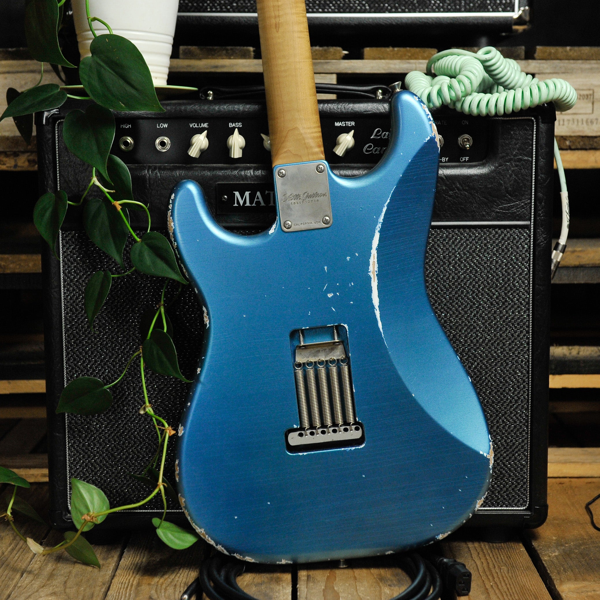 Xotic California Classic XSC-2 Medium Aged Lake Placid Blue Electric Guitar #4074