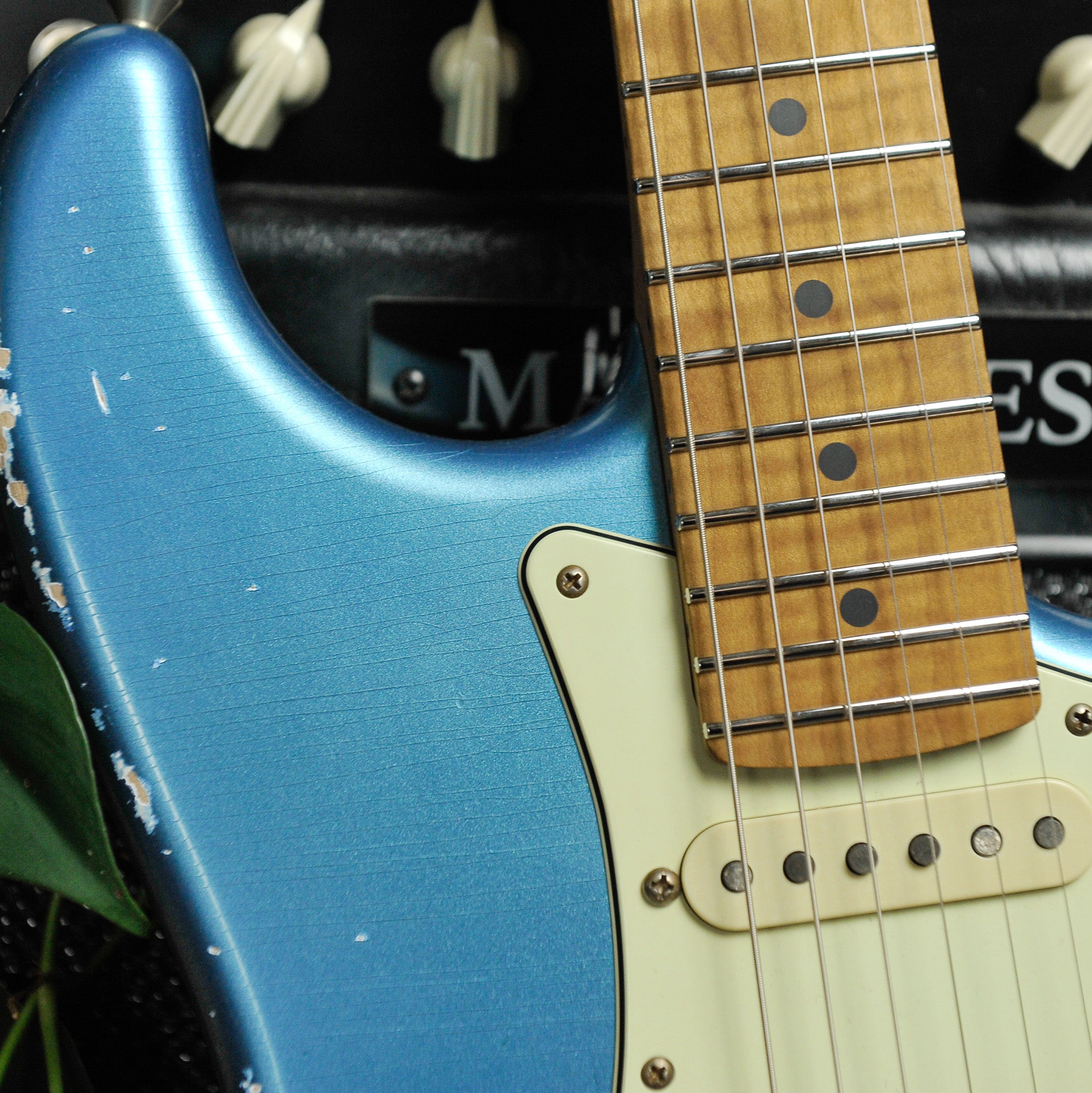 Xotic California Classic XSC-2 Medium Aged Lake Placid Blue Electric Guitar #4074