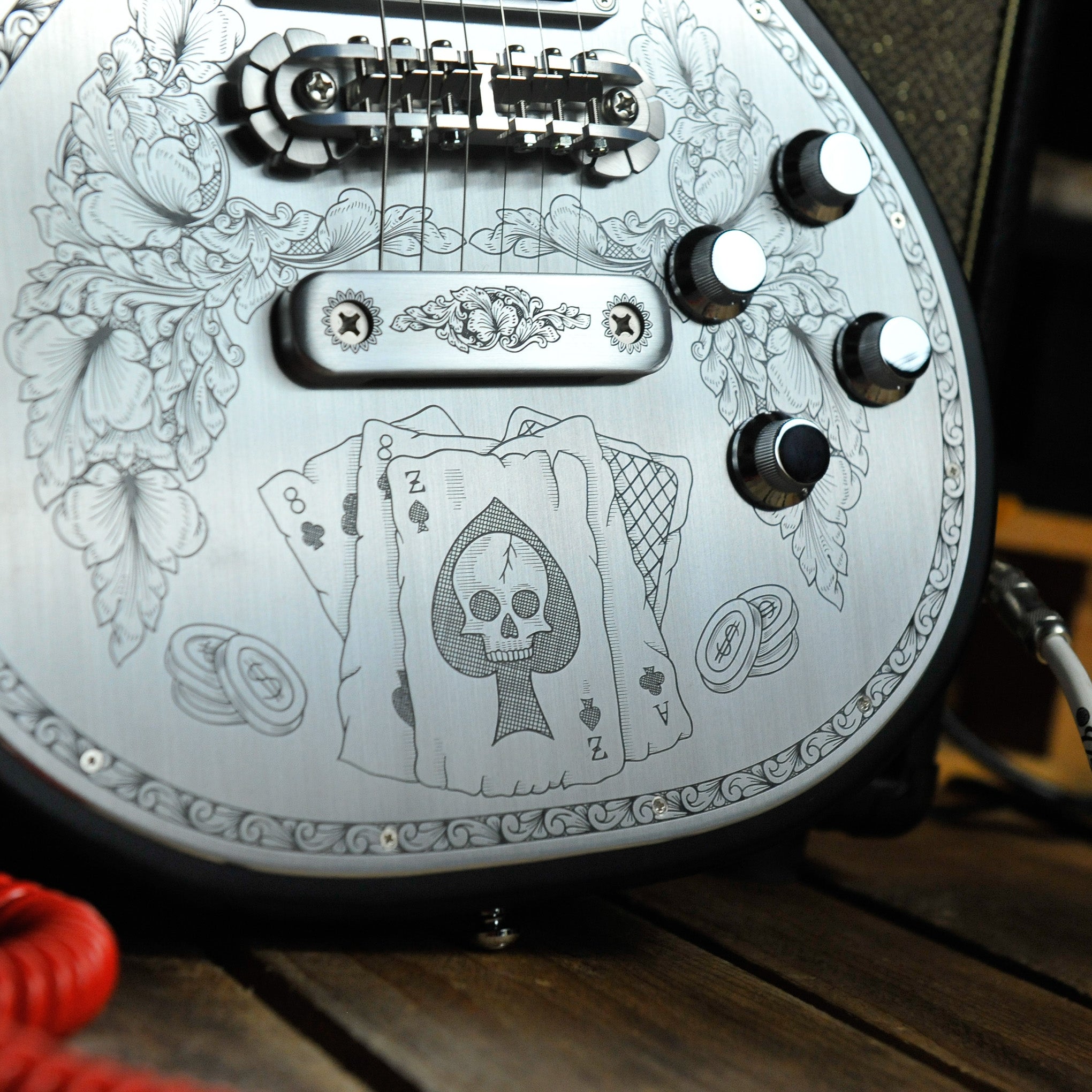 Zemaitis MFG-AC-24-AS & 8s Aces and Eights Electric Guitar