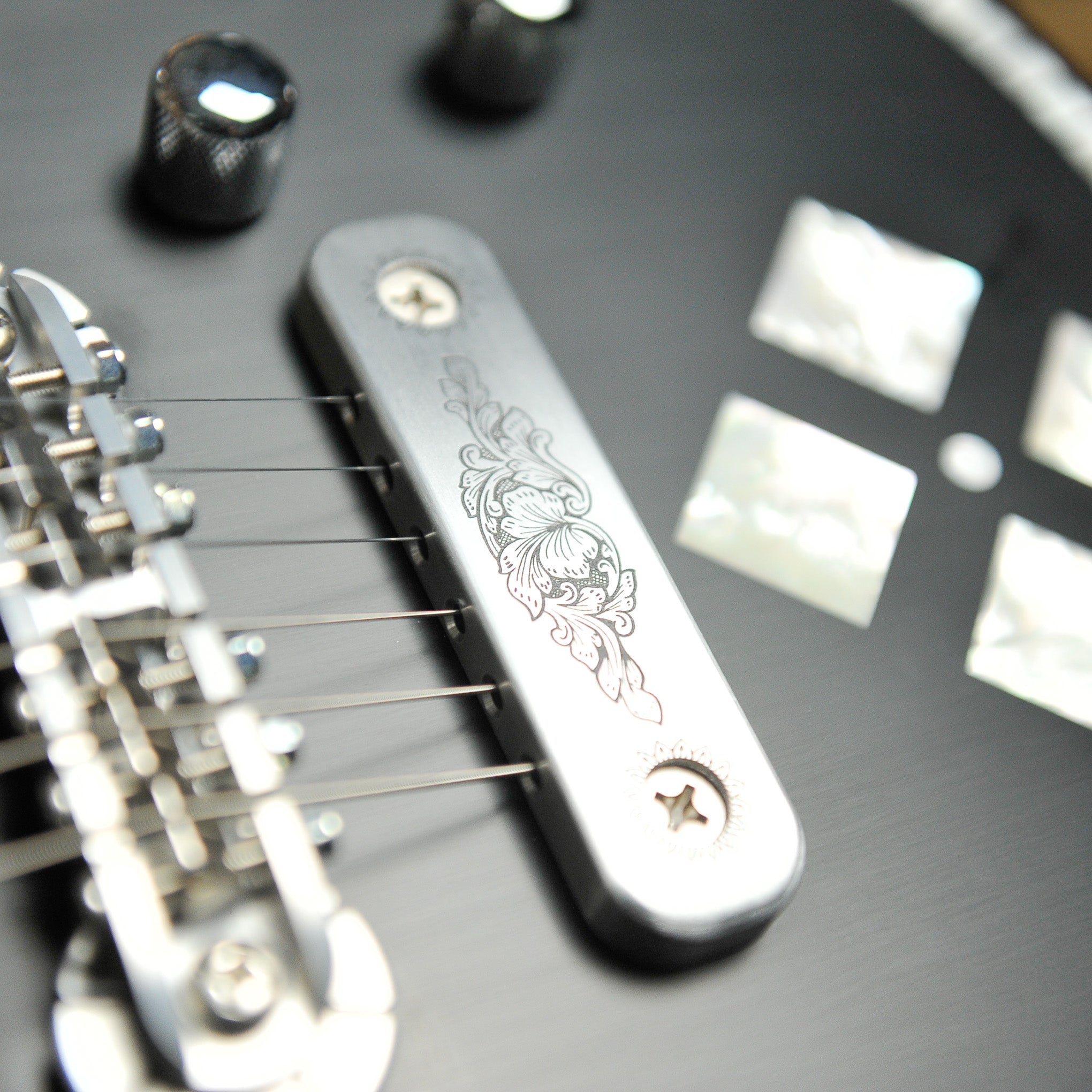 Zemaitis IFG-AC-24 Black P Diamond Inlay Electric Guitar