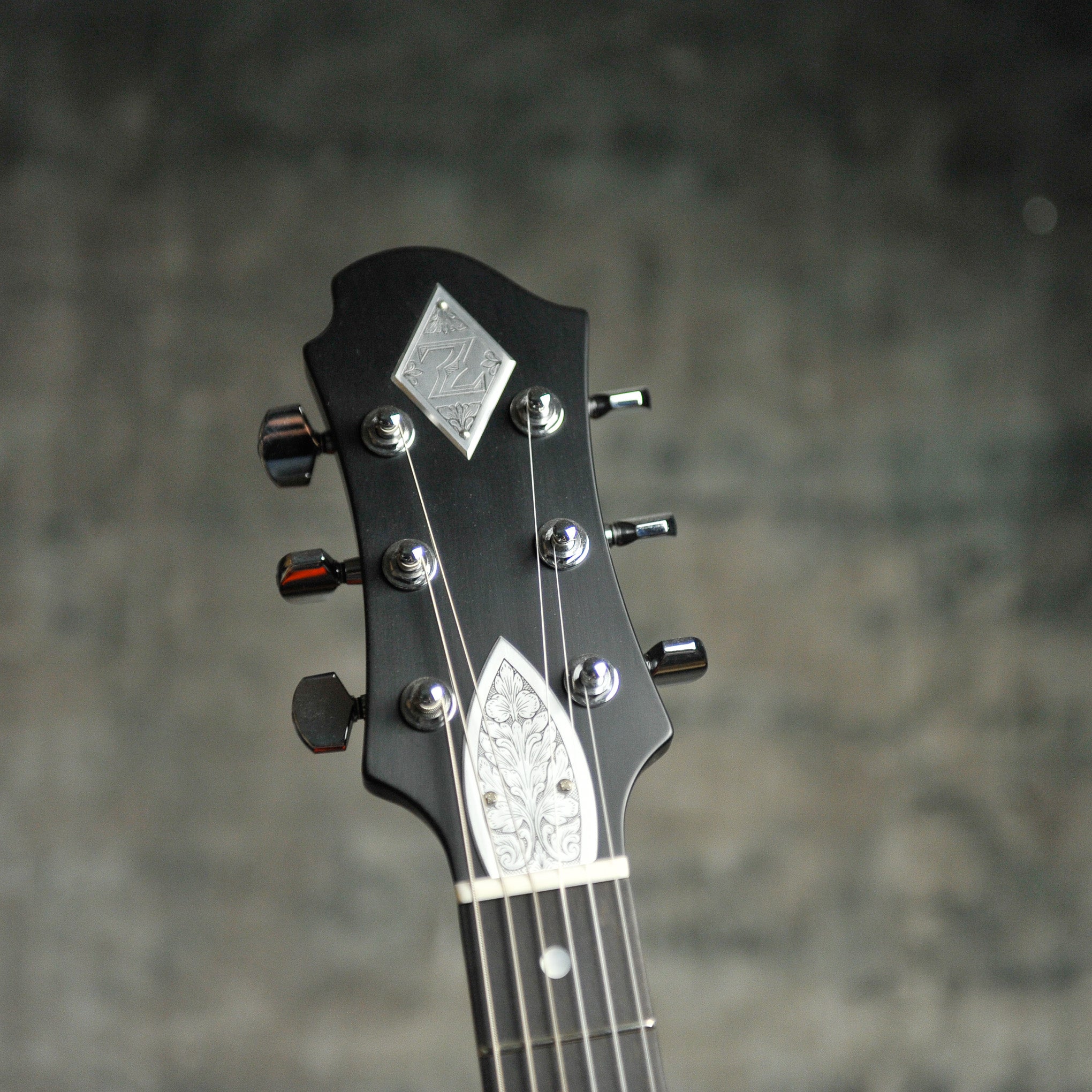 Zemaitis IFG-AC-24 Black P Diamond Inlay Electric Guitar