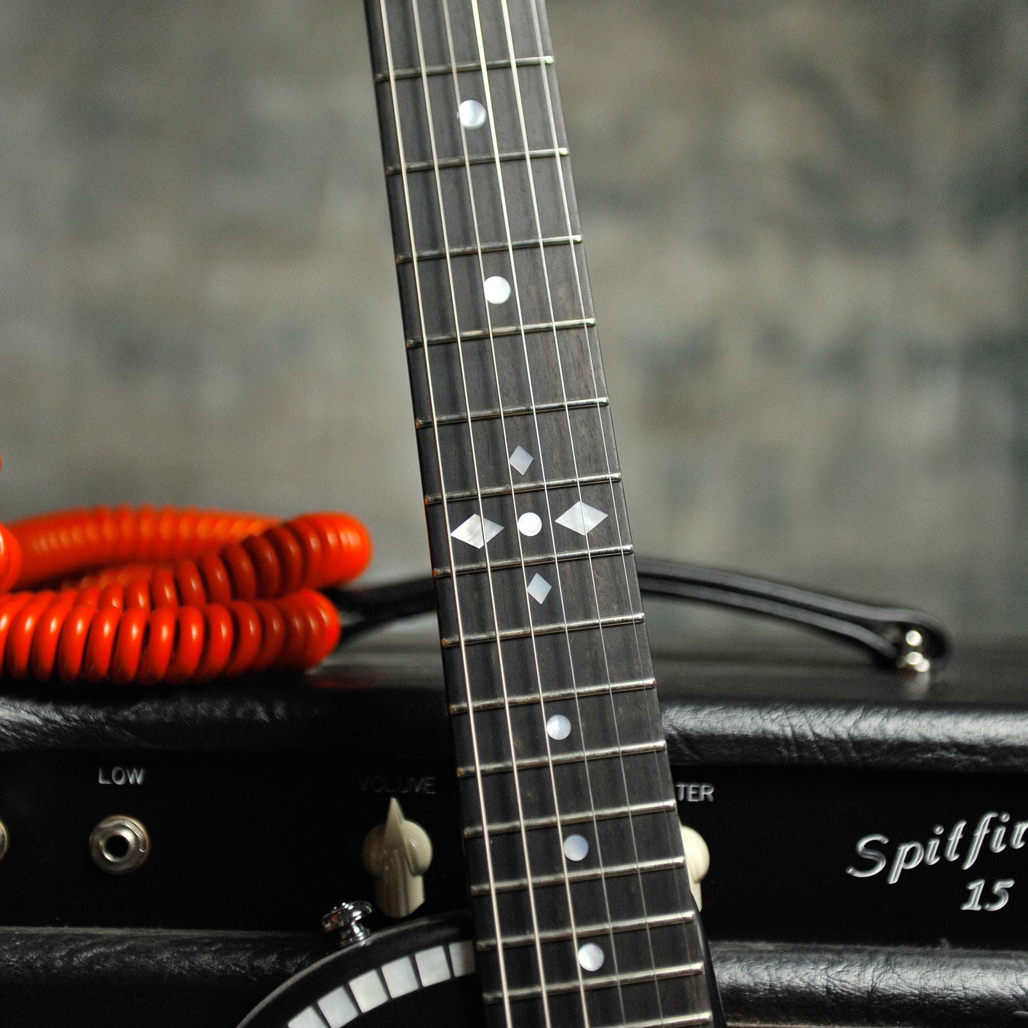 Zemaitis IFG-AC-24 Black P Diamond Inlay Electric Guitar