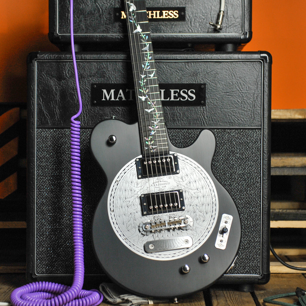 Zemaitis Starry Pigeons Etched Disc Limited Edition Electric Guitar
