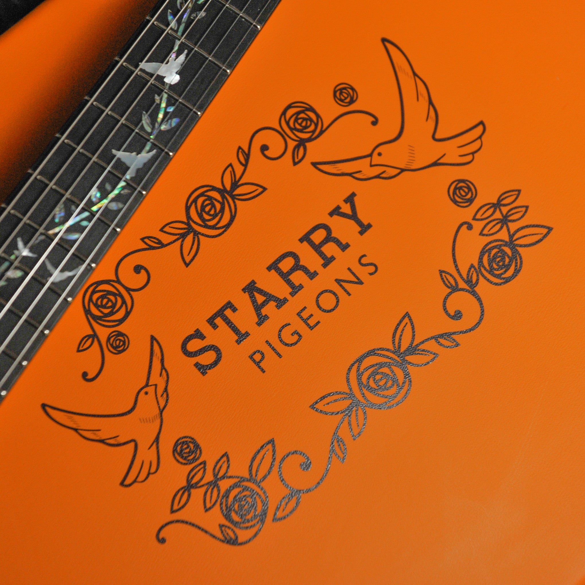 Zemaitis Starry Pigeons Etched Disc Limited Edition Electric Guitar