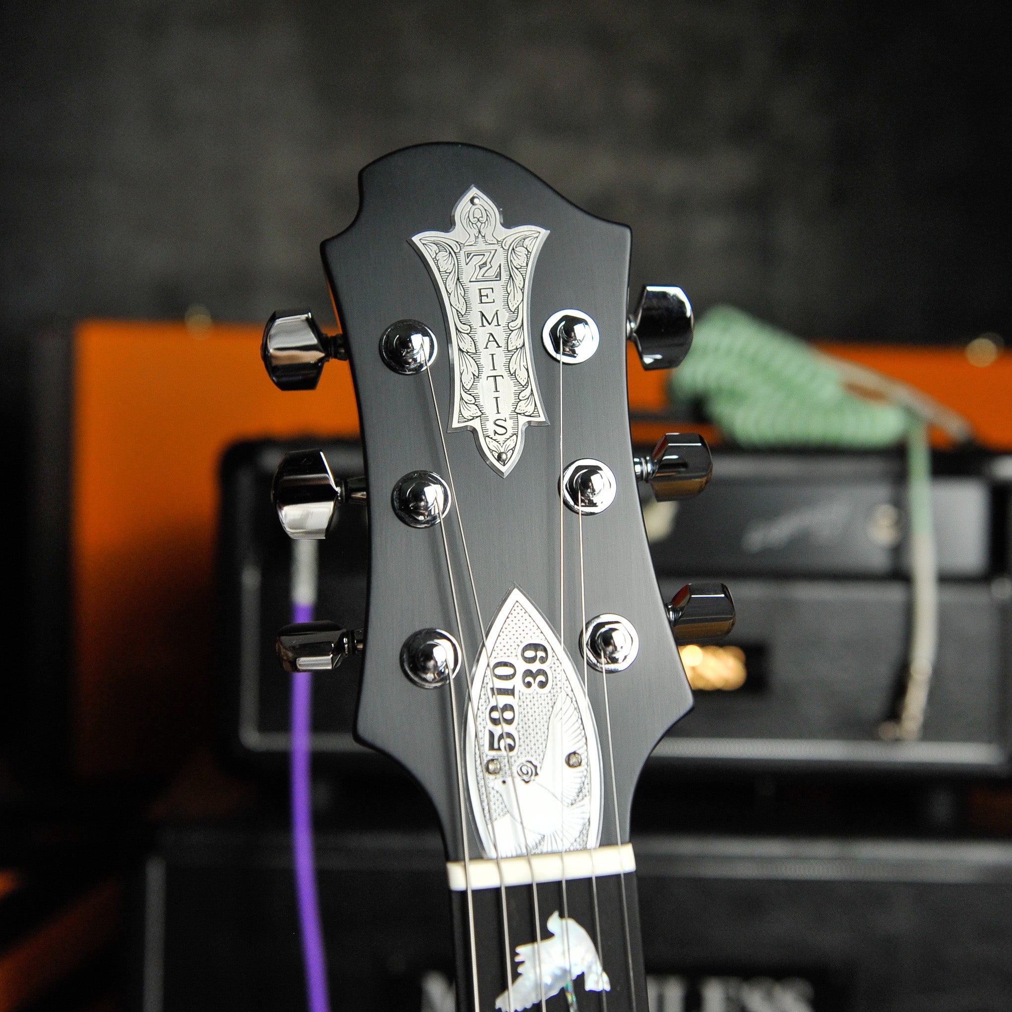 Zemaitis Starry Pigeons Etched Disc Limited Edition Electric Guitar