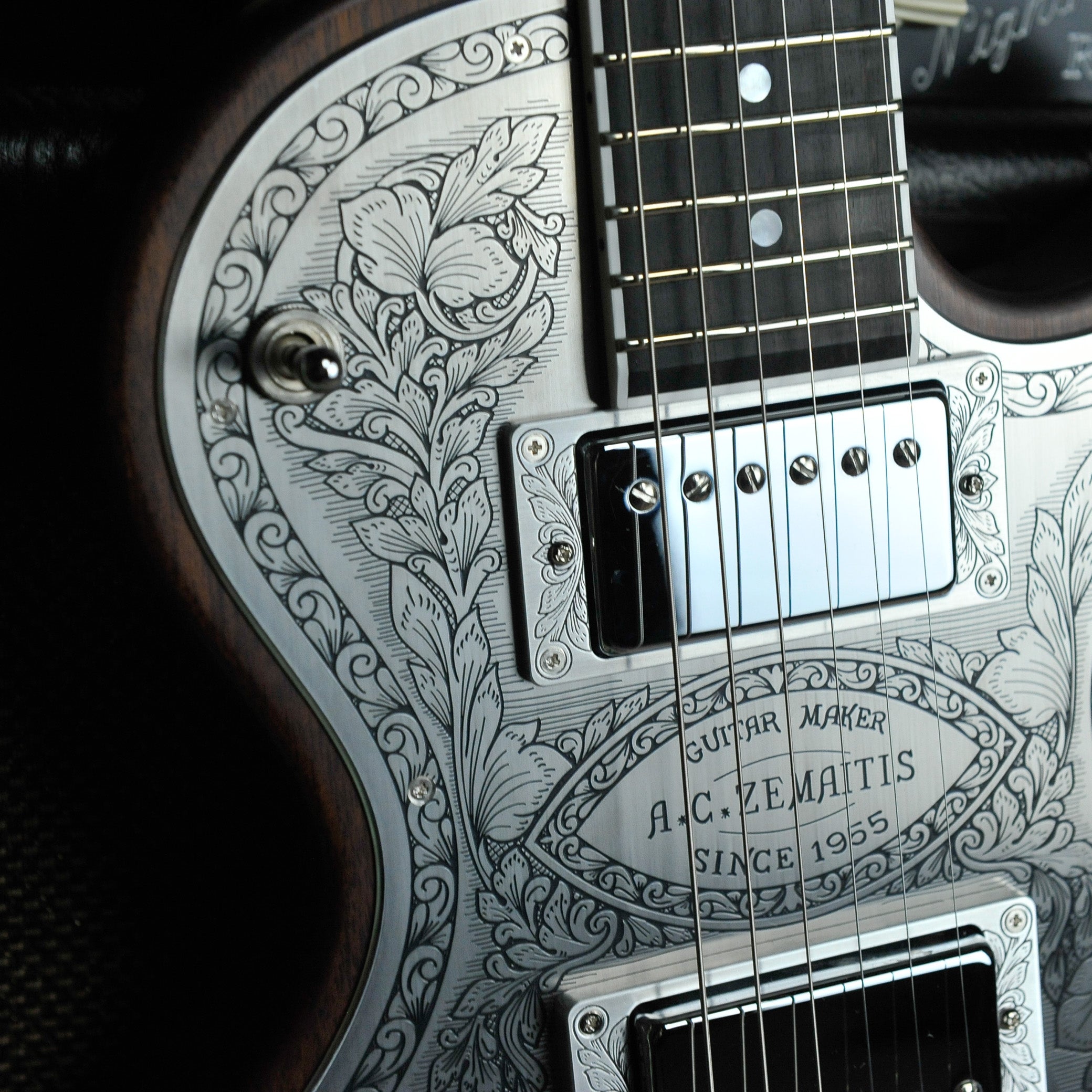 Zemaitis MFG-AC-22-Natural Electric Guitar