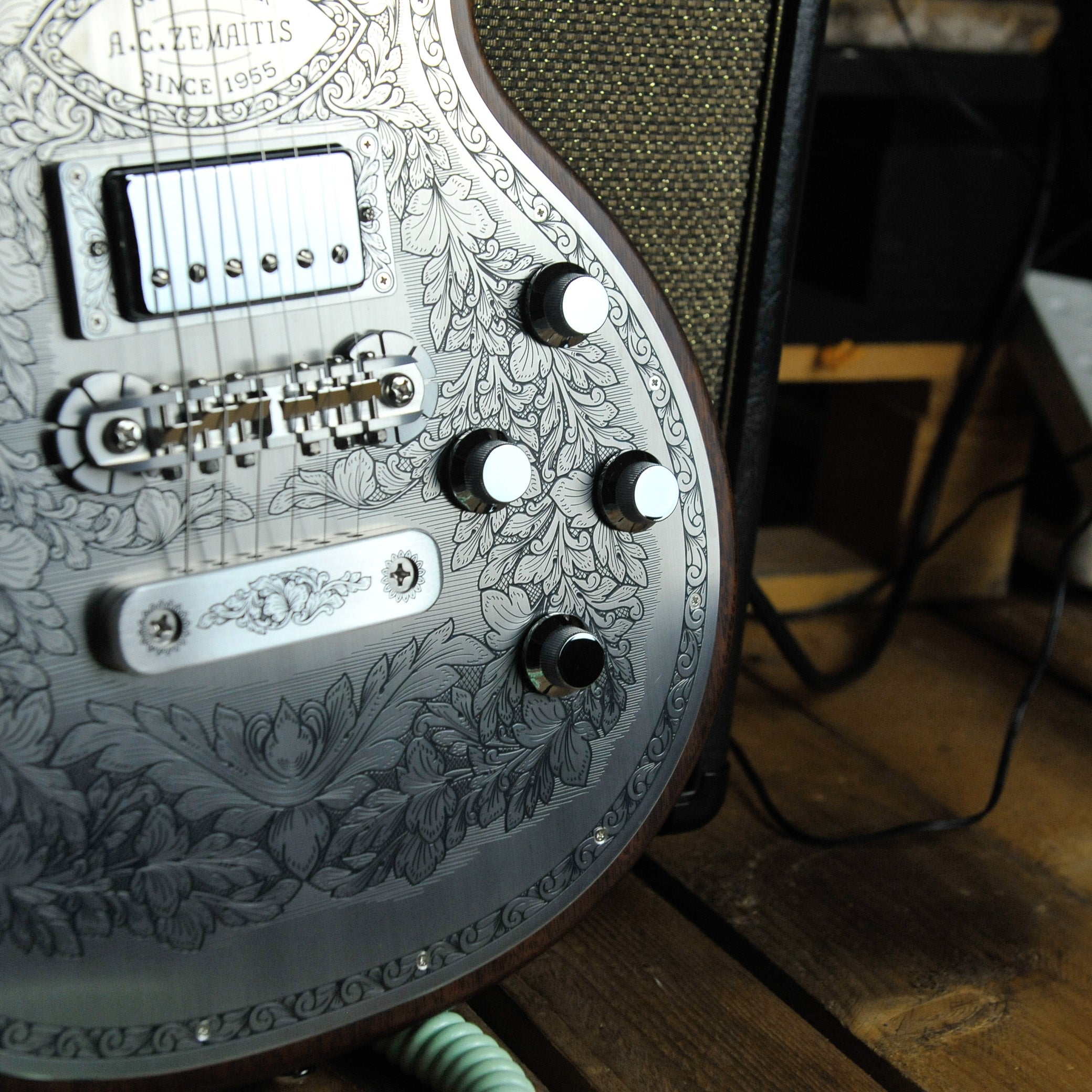 Zemaitis MFG-AC-22-Natural Electric Guitar