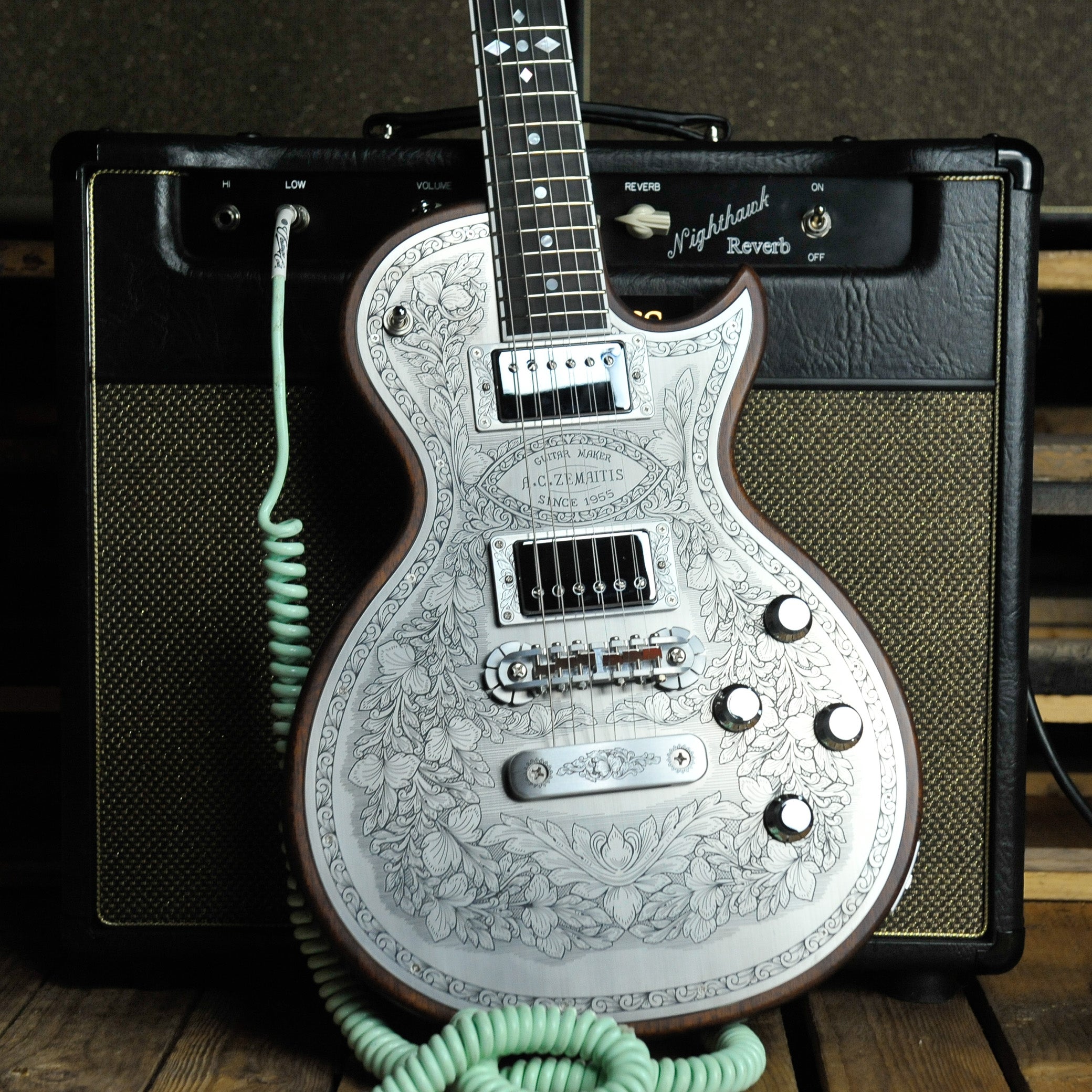 Zemaitis MFG-AC-22-Natural Electric Guitar