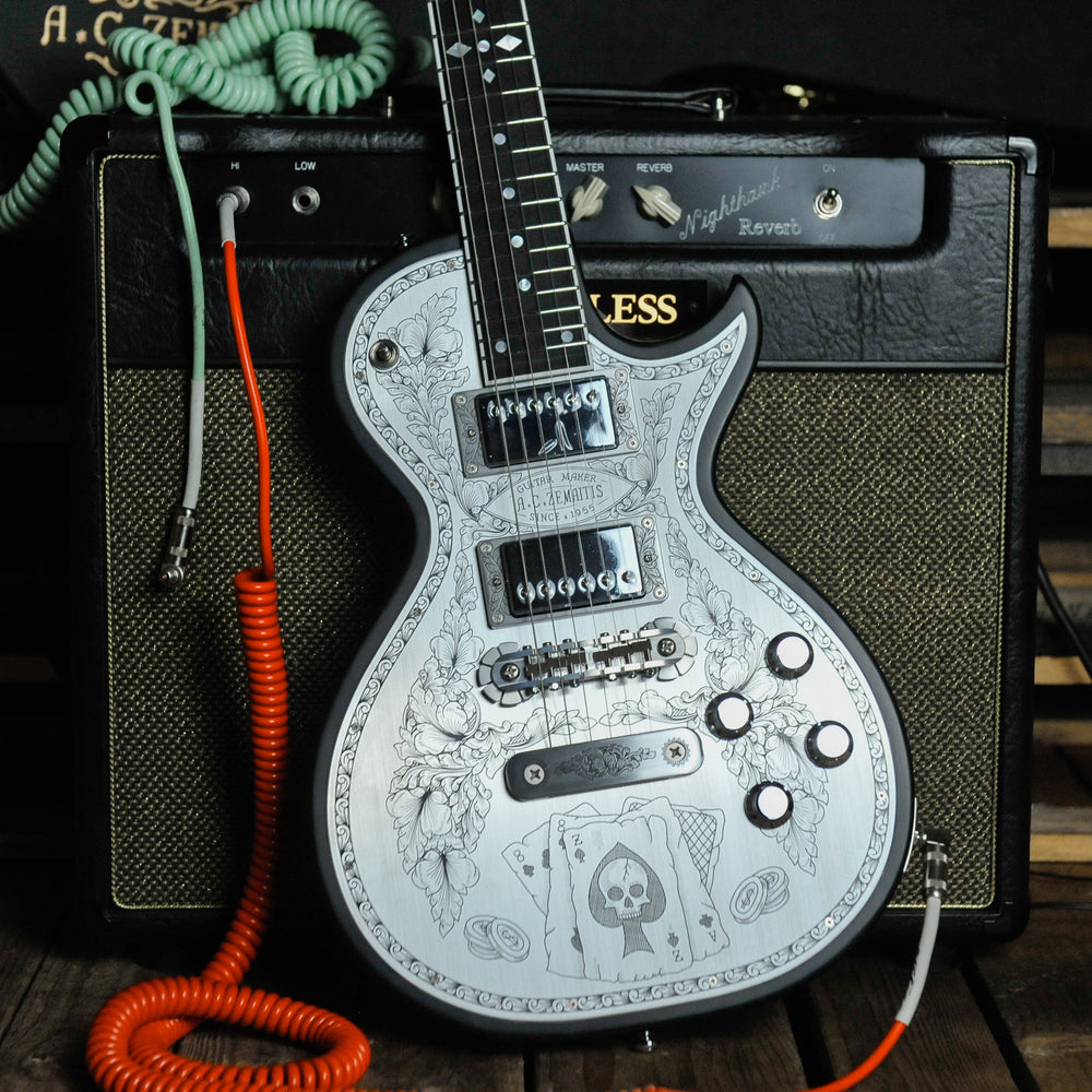 Zemaitis MFG-AC-24-AS & 8s Aces and Eights Electric Guitar