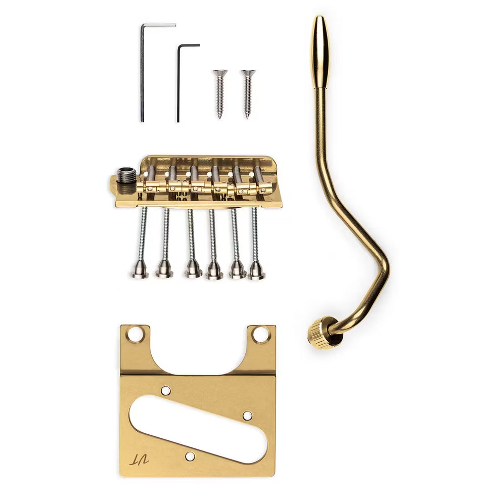 Vega-Trem VT2ND Classic Tele Gold, No Logo On Arm