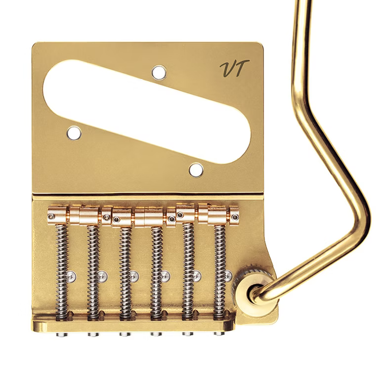 Vega-Trem VT2ND Classic Tele Gold, No Logo On Arm