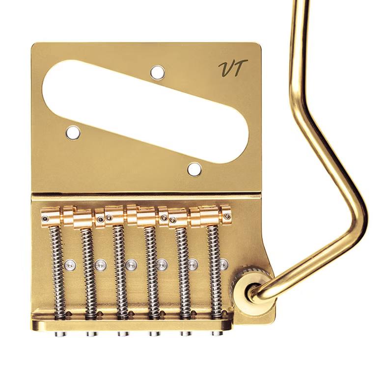 Vega-Trem VT2ND Modern Tele Gold, No Logo On Arm