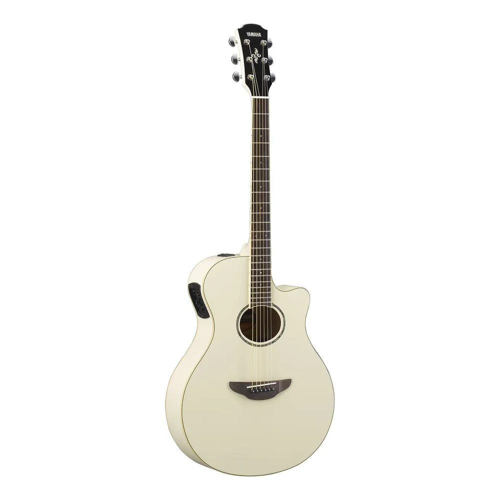 Yamaha APX600 Vintage White Thinline Acoustic Guitar
