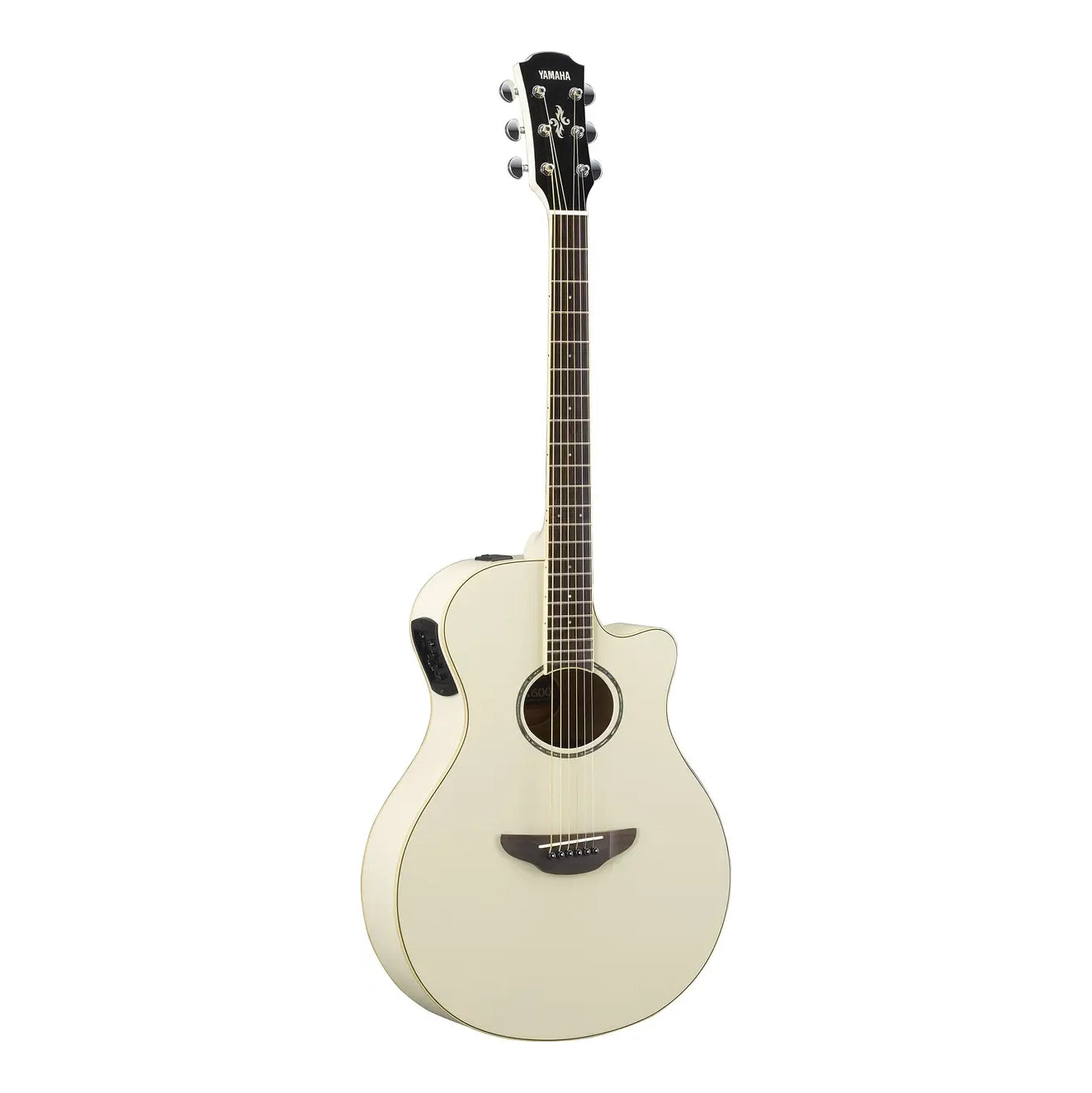 Yamaha APX600 Vintage White Thinline Acoustic Guitar