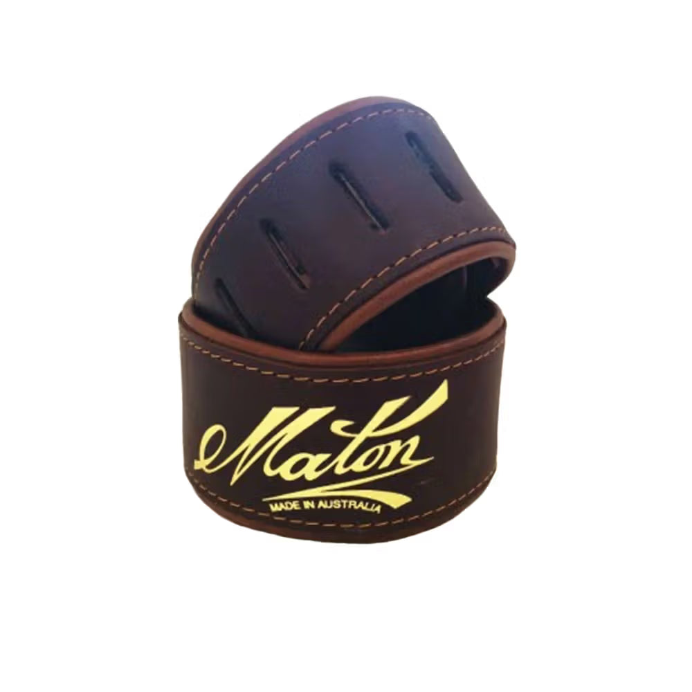 Maton Leather Acoustic Strap Deluxe Brown