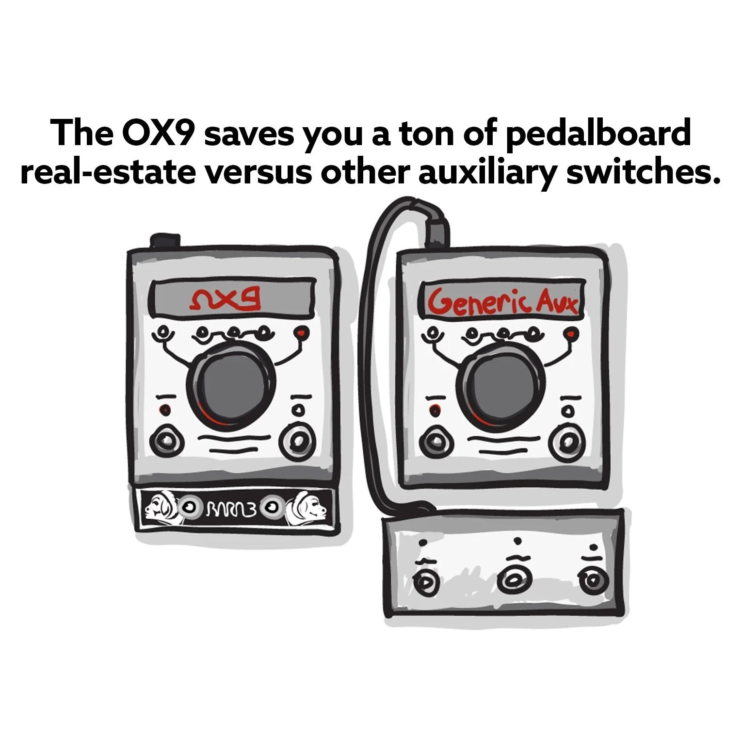 Barn3 OX9 Auxillary Switch for Eventide H9