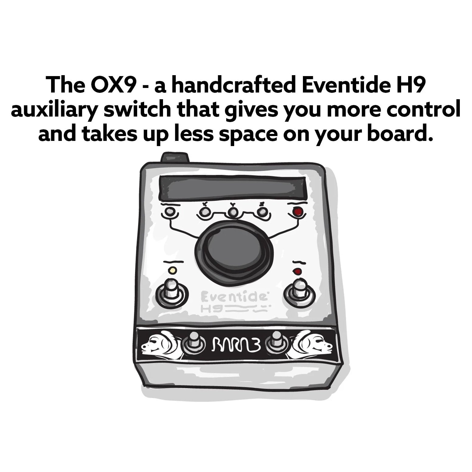 Barn3 OX9 Auxillary Switch for Eventide H9