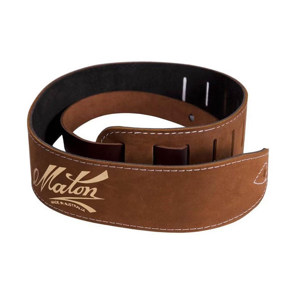 Maton Leather Acoustic Strap Standard Brown