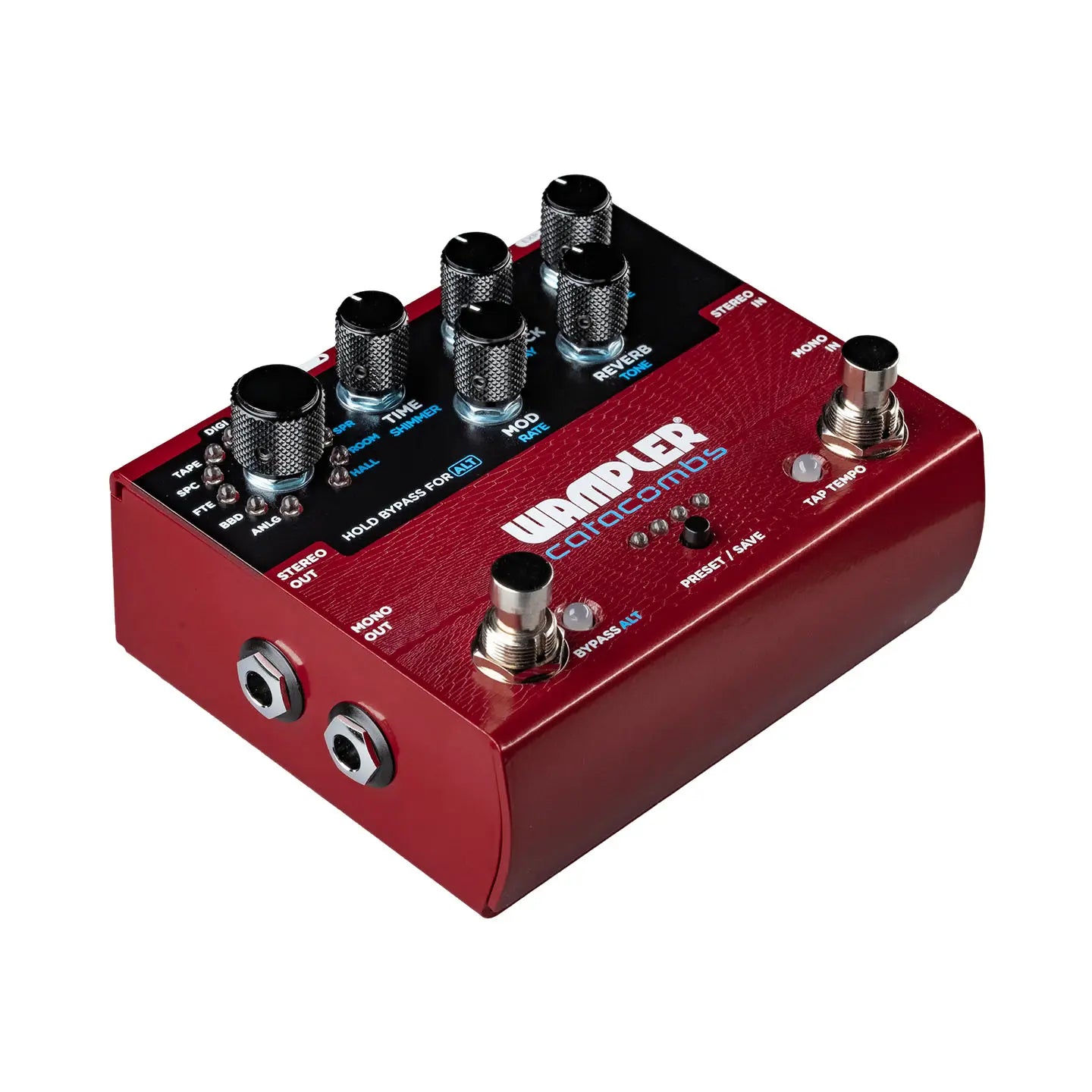 Wampler Catacombs Reverb and Delay in a Compact Pedal