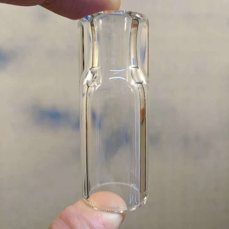 Silica Sound Glass Side Heavy Wall Tapered Clear