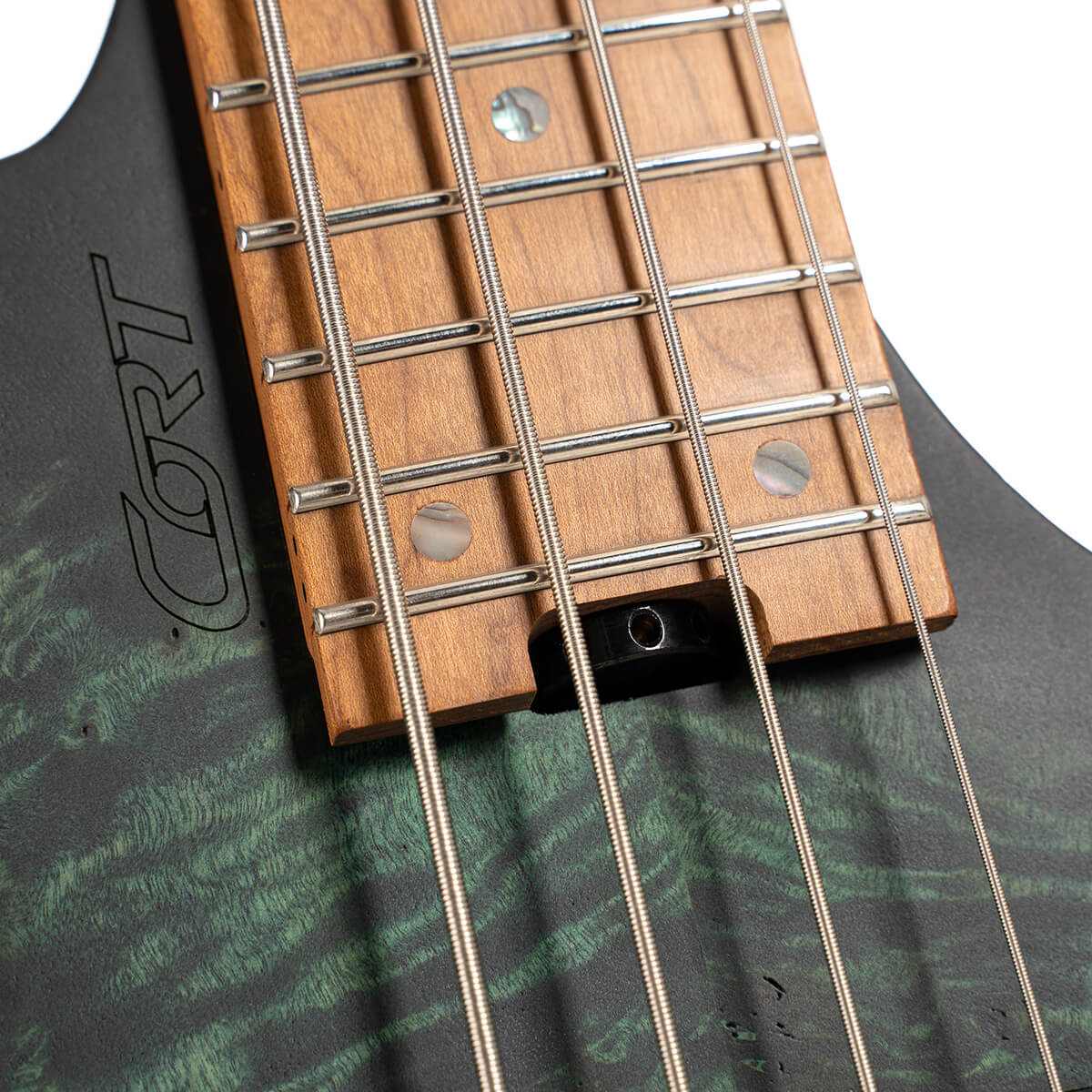 Cort Space 4 Stardust Green 4-String Bass w/Soft bag