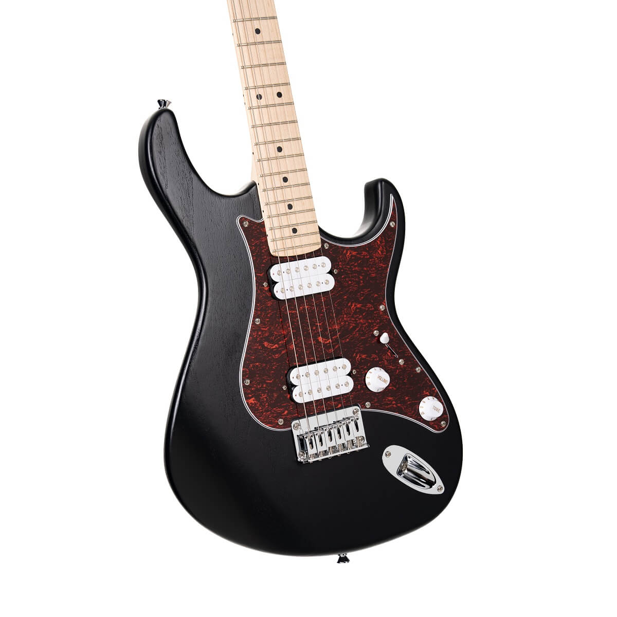 Cort G100 HH Electric Guitar, Open Pore Black