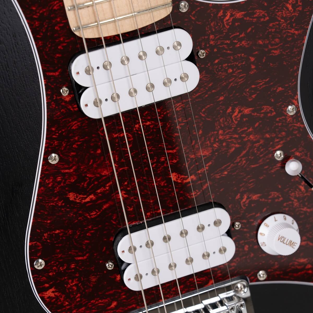 Cort G100 HH Electric Guitar, Open Pore Black