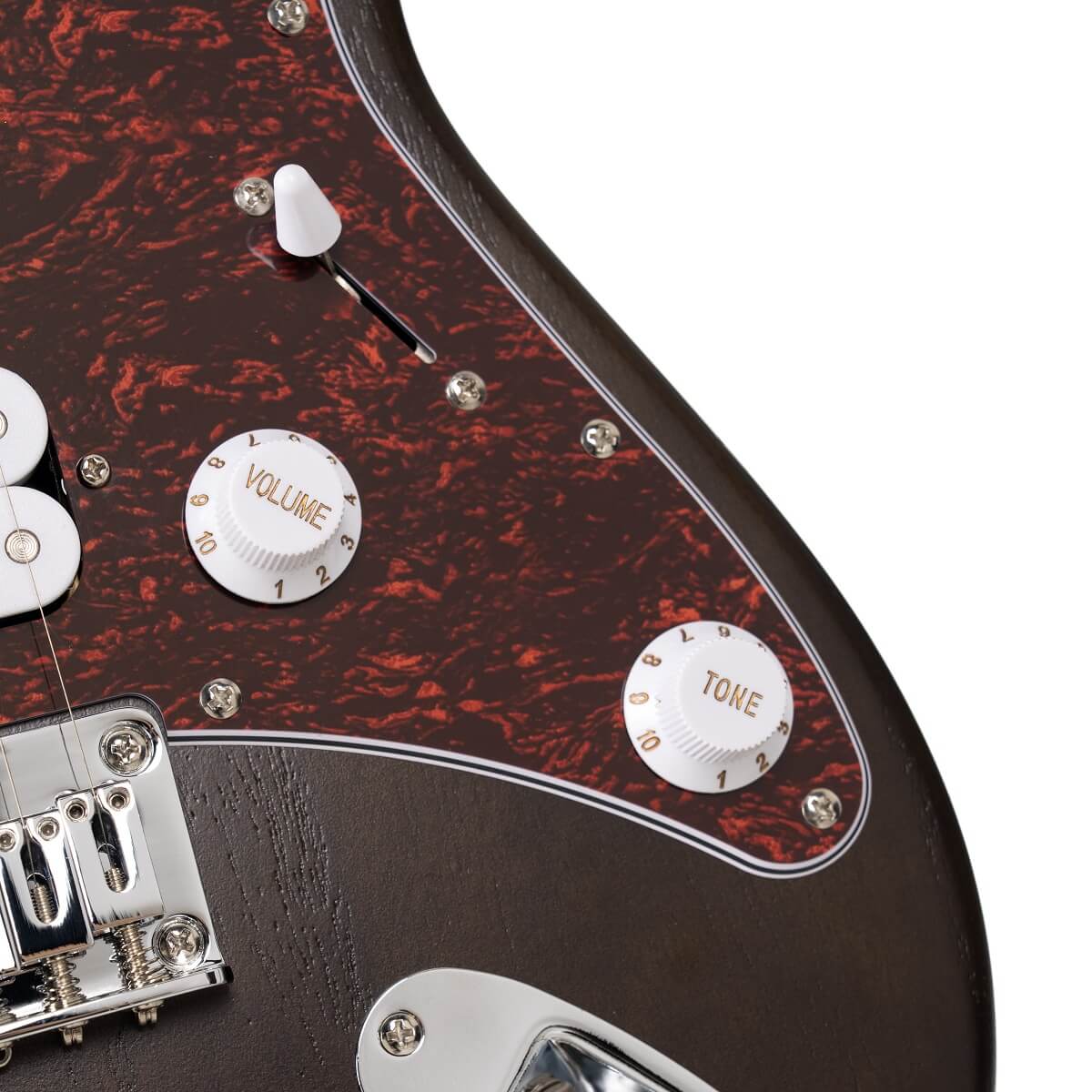 Cort G100 HH Electric Guitar, Open Pore Black Cherry