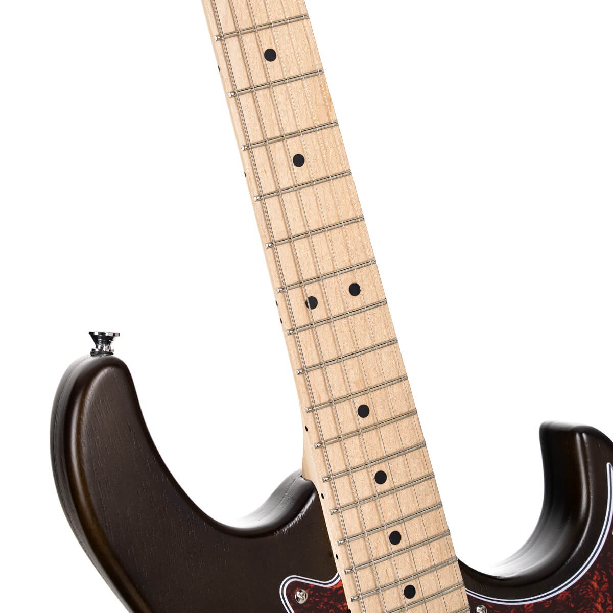 Cort G100 HH Electric Guitar, Open Pore Black Cherry