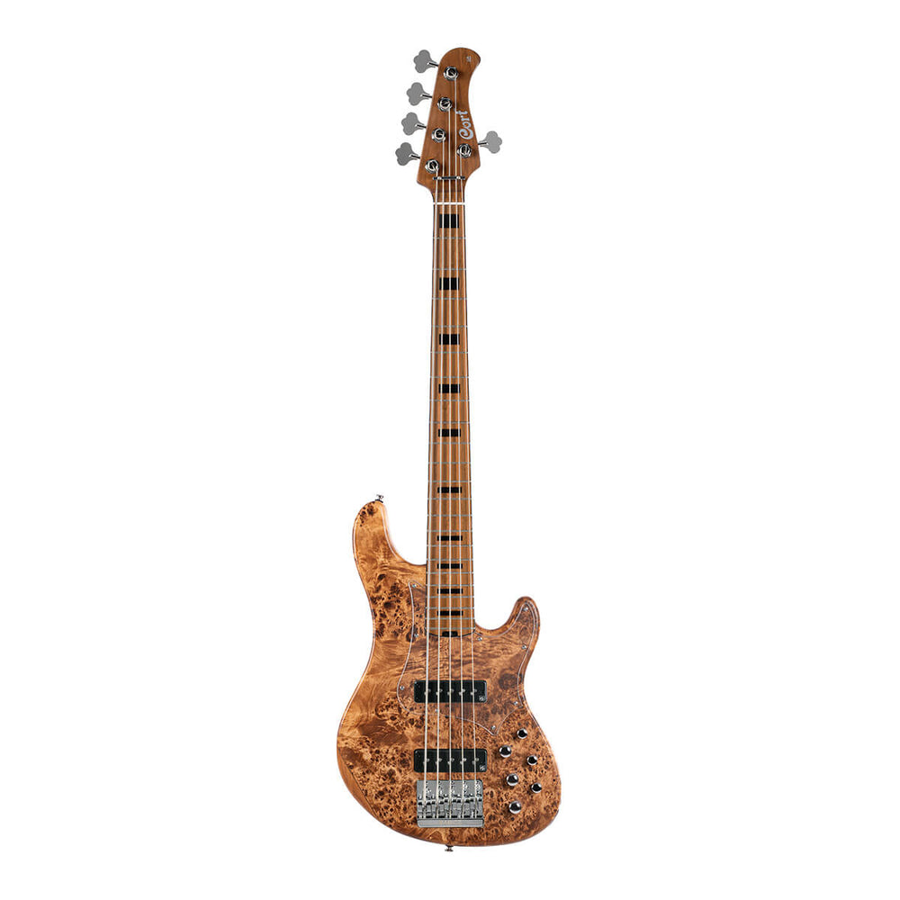 Cort GB Modern 5 String Bass Open Pore Vintage Natural w/Bag