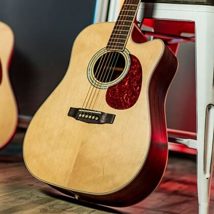 Cort MR710F NS Dreadnought Acoustic Guitar w/Bag