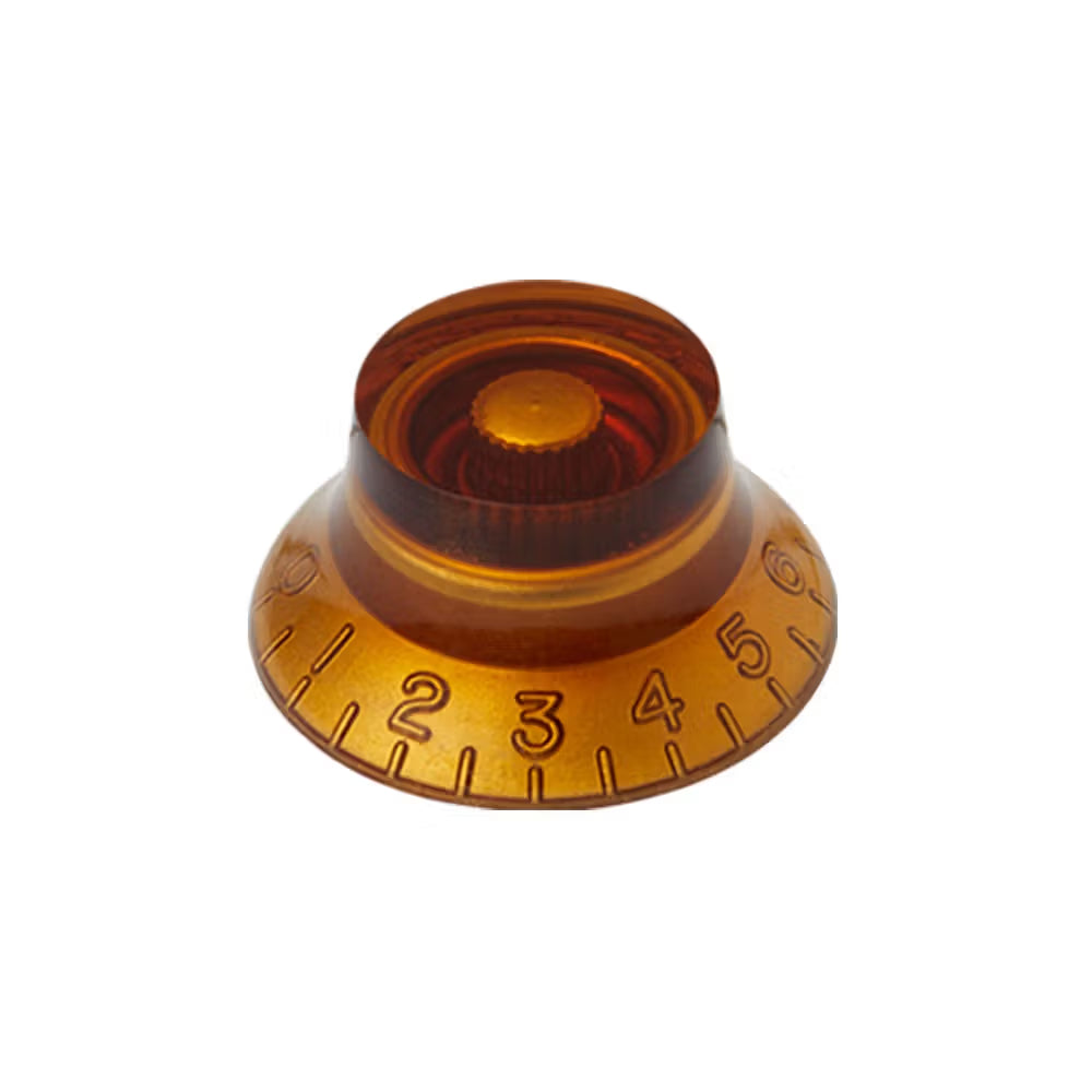 Gibson Top Hat Knobs Vintage Amber - 4 Pack