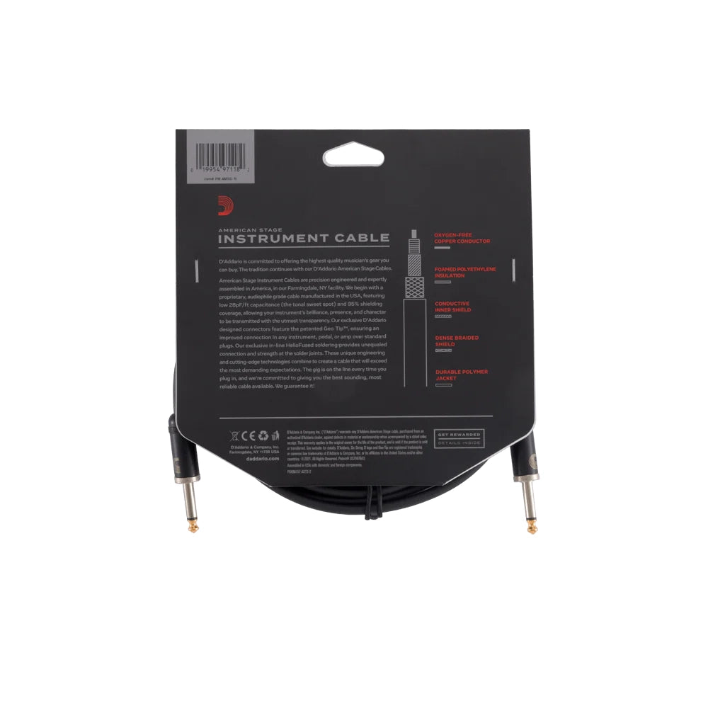 D'Addario American Stage Instrument Cables