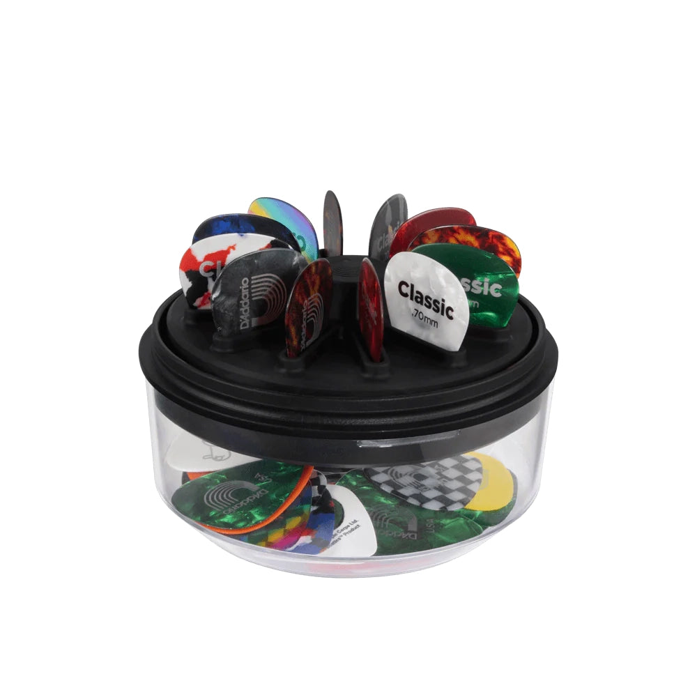 D'Addario Guitar Pick Holder 360, Case for Up to 12 Picks
