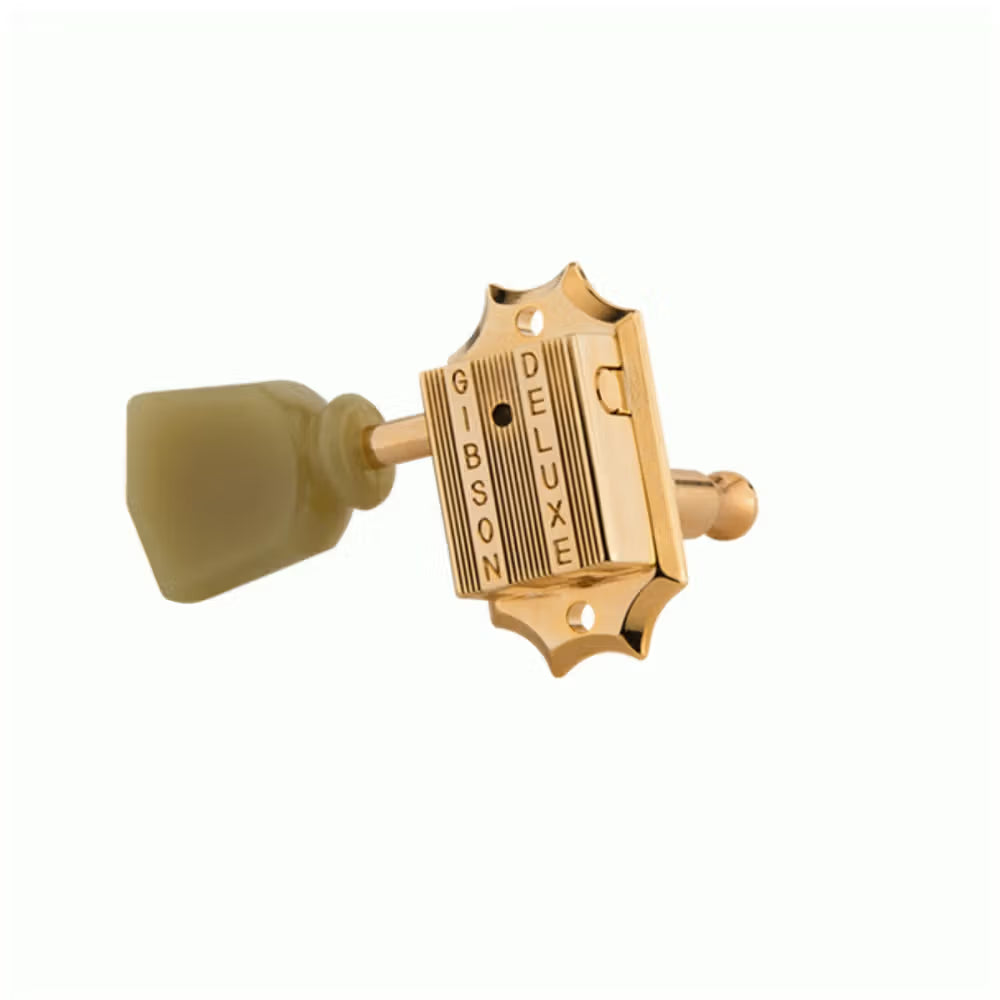 Gibson Deluxe Green Key Tuner Set (Vintage Gold)