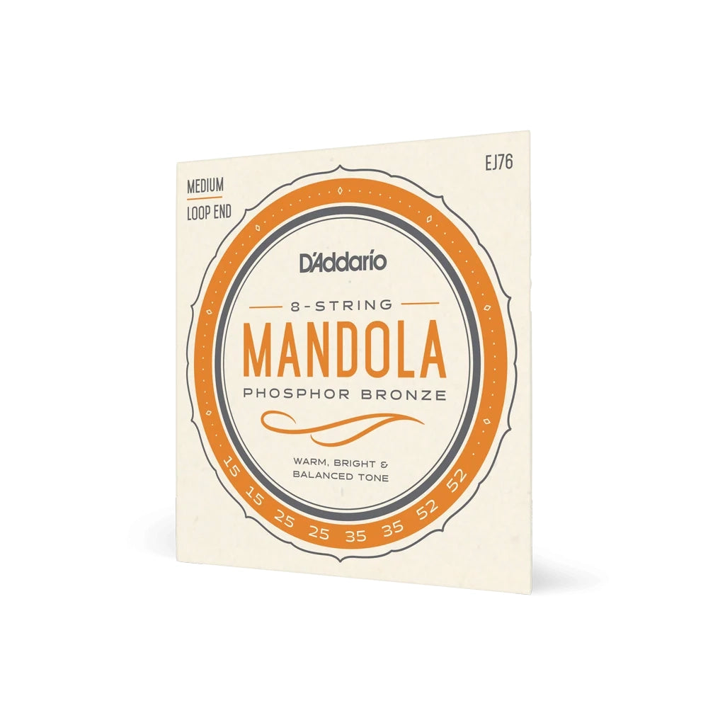 D'Addario Mandola Strings Phosphor Bronze Loop End