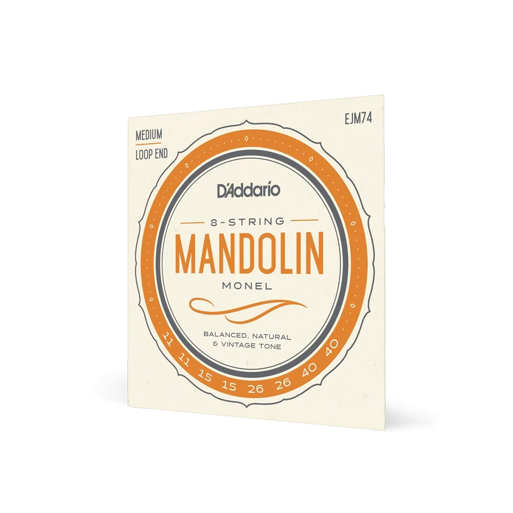 D'Addario Mandolin Strings Monel Loop End