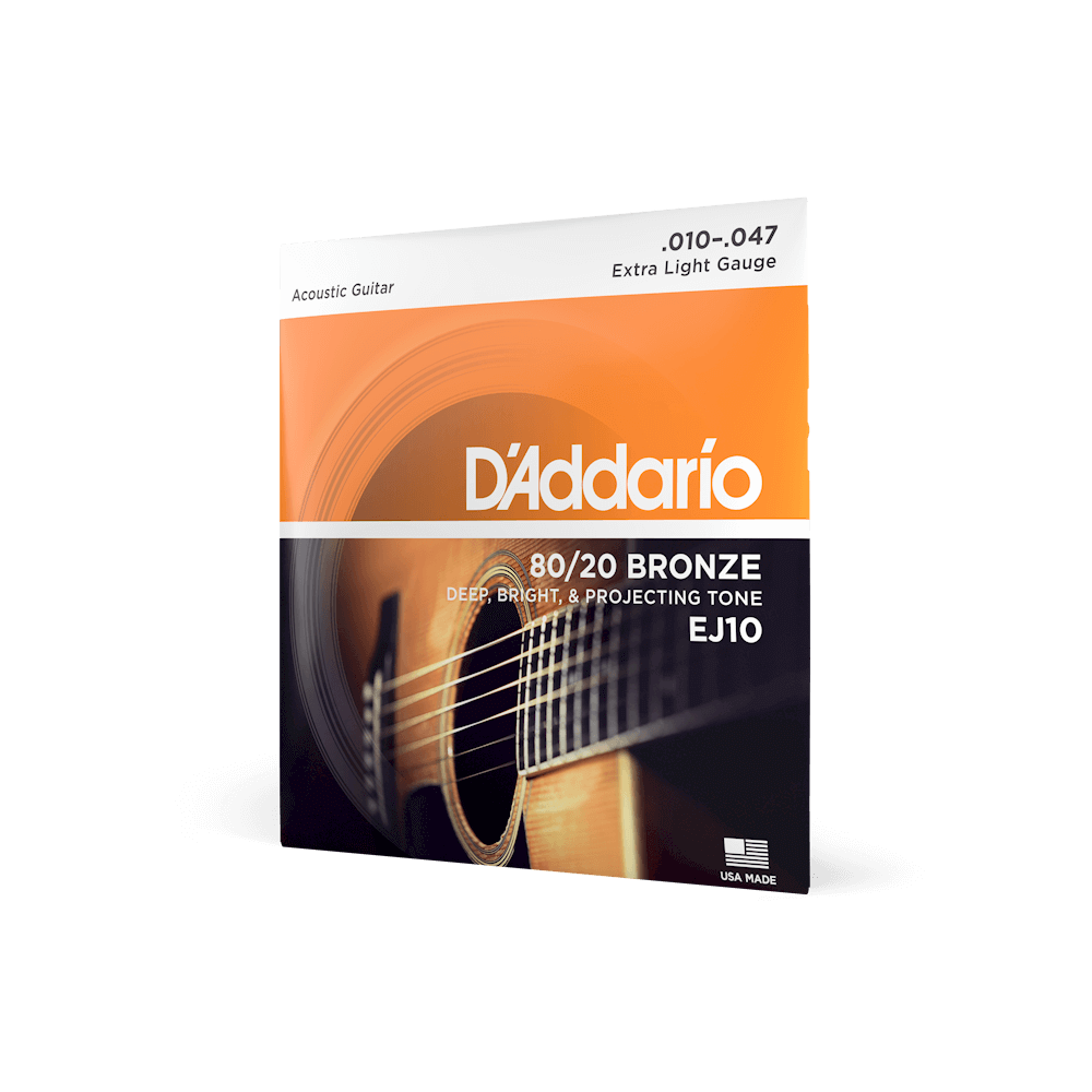 D'Addario 80/20 Bronze Acoustic Guitar Strings | Select Gauge