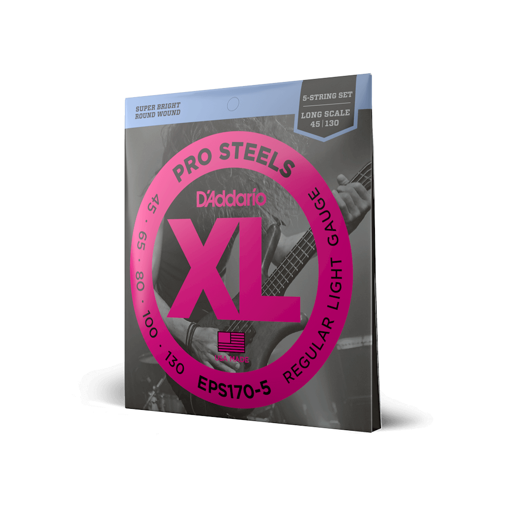 D'Addario EPS ProSteels Bass Guitar Strings